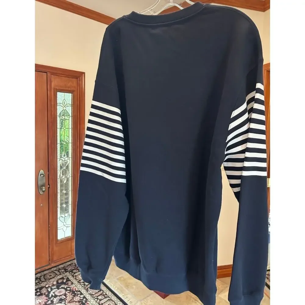 Men's Gucci 100% cotton logo print sweatshirt size large made in Italy NWT